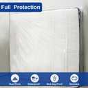 TopSoon 2PK Mattress Bag  Clear Plastic Mattress Disposal Bag  Moving & Storage Cover for Mattress or Box Spring  Heavy-Duty Mattress Moving Supplies (1.5mil,Queen 60" x 14" x 100")