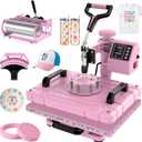 Slendor 12x15 Inch 5 in 1 Swing Away Heat Press Machine for T Shirts
For DIY Creators & Small Businesses, Create Custom T-Shirts, 30oz Tumblers, Hats, Plates & Gifts with Even Heat & Pressure