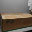 Ceiling Fans with Lights 36" Chandelier Fan Vintage Low Profile Ceiling Fan with Light and Remote 10 Lights Crystal Large Fandelier Light Fixture for Living Room Dining Room Hotel Foyer