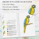 3Pcs Watercolor Workbook Paint Book Beginner Friendly Painting Kit, 5.51 x 8.26 x 0.1 inches