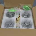MHDCLY Coffee Bar Accessories, Coffee Syrup Dispenser - 4pack,16.9oz Syrup Dispenser with Labels,Syrup Pump Dispenser for Coffee Bar(Gold Pump)