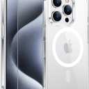 Temdan for iPhone 15 Pro Max Case Clear, [Compatible with Magsafe][Anti-Yellowing][Military-Grade Protection] Shockproof Slim Phone Sleeve Case for iPhone 15 Pro Max
