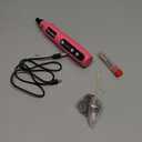 Cordless Rotary Tool Kit, 3.7V 2.0Ah Rechargeable Battery, 18000RPM 5-Speed Multi Power Carving Tools, 31Pcs Accessories, Engraving, Sanding, Grinding, Polishing, Carving, Etching, DIY-Pink