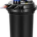 SunSun CPF-250 Pond Filter with 11W UV Clarifier – Bio Pressure Filtration for Ponds up to 2600 Gallons, Algae Control & Water Clarity