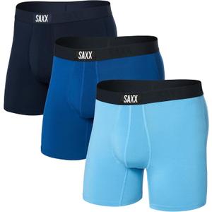 SAXX Underwear Co. Men's Ultra Super Soft Boxer Brief Fly 3-Pack (M)