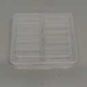 Small Bead Organizer Storage Box, 30PCS Mini Clear Plastic Containers Transparent Rectangle Cases with lid for Collecting Beads Jewelry Crafts Nail Tiny Items