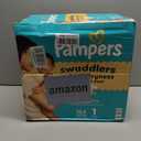 Pampers Swaddlers Diapers, Size 1 (8-14 lbs), 164 Count, Absorbent, Keeps Baby Dry and Comfortable, Skin Safe Disposable Baby Diaper