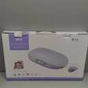 Baby Scale for Weighing, 55 lb/0.01 lb Digital Infant Scale for Weighted Feeds with Height Measuring Tape Weight Comparison Hold Function, Pet Scale for Cats/Dogs, LCD Display, Large Platform