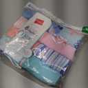 Hanes Girls' Organic Underwear, Brief & Hipster, Toddler & Girl Sizes, Pure Comfort Organic 100% Cotton Panties, 8-Pack Size 12
