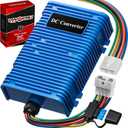 Upgraded 360W Golf Cart DC Converter Voltage Reducer (Power-Off Design) 36V or 48V to 12V Compatible with EZGO, Club Car, YAMAHA, High Efficiency Power Regulator, Universal DC Step Down Transformer