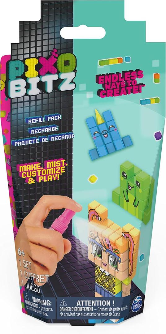 Pixobitz, Recharge Pack 270 Water Fuse Beads, Decos and Accessories Creative Activity STEM Arts and Crafts Kids Toys for Girls & Boys Ages 6 and up