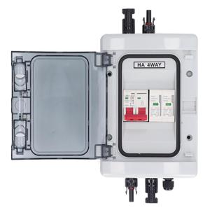 PV Combiner Box, Solar Photovoltaic Combiner Box, Outdoor Breaker Box with DC500V 32A for Solar Panels System