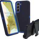 for Galaxy S22 5G case,Samsung S22 Heavy Duty case,[Military Grade Protective ],[Shockproof] [Dropproof] [Dust-Proof], Compatible with Samsung Galaxy S22 5G (Dark Blue)