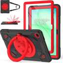 Hogenl for Samsung Galaxy Tab A11 Plus/A9 Plus case with Screen Protector/ 360 Rotating Stand/Shoulder Strap Full Body Rugged Cover for Galaxy Tab A11+ Plus/A9+ Plus 11 inch 2025/2023 Released