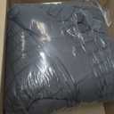 Bedsure Queen Comforter Set Dark Grey - Bed in a Bag Queen Size Bedding 7 Pieces, GentleSoft Pintuck Bed Set Gift for Family, Pinch Pleat All Season Comforter with Sheets, Pillowcases & Shams