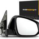 For Toyota RAV4 2013 2014 2015 Door Mirror Passenger Side | Power | Non-Heated | Textured | Replacement For 87910-42B70 | TO1321309