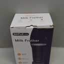 SIMPLETASTE Milk Frother, 4-in-1 Electric Milk Frother and Steamer, Automatic Warm and Cold Foam Maker and Milk Warmer for Latte, Cappuccinos, Dark Blue (Medium)