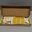 Eco-Baby Magnetic Cabinet Locks for Babies - Keyless, White, 20 Pack and 3 Keys