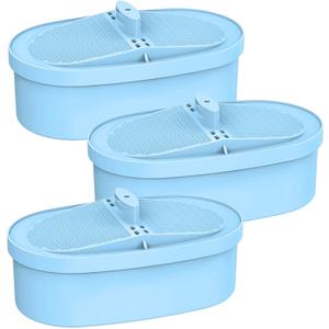 3 Pack Alkaline Water Filter Replacement Filter for Waterdrop WD-PF-01A Plus, Increase PH, Reduces PFOA/PFOS, Chlorine, Compatible with Waterdrop Pitchers, Lasts 2 Months or 100 Gallons