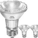 PAR20 Halogen Light Bulbs, 39W High Output (50W Replacement) PAR20 Flood Light Bulb, Dimmable, 120V 1755 Lumens 2700k Warm White, E26 Medium Base, Par20 Halogen Bulbs (2 Pack)