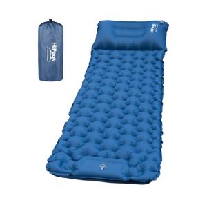 HiiPeak Sleeping Pad for Camping- Ultralight Inflatable Sleeping Mat with Built-in Foot Pump & Pillow, Upgraded Compact Camping Air Mattress for Tent, Backpacking, Hiking