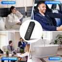 AI Hidden Camera Detector, Anti-Spy Camera Finder RF Signal & WiFi Scanner Hidden Devices Detector for GPS Trackers, 4 Modes for Hotel, Bathroom, Office, Car Travel Security (Black)