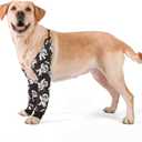 LovinPet Dog Elbow Protector Anti-Licking Elbow Sleeve, Adjustable, Comfortable & Durable Front Leg Guard for Medium to Large Dogs, Prevents Licking and Chewing, Dog Sleeve, Dog Leg Sleeve, Red, Size: Medium
