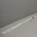 Bokon 4 Pcs Blinds Wand Replacement with Hook and Handle White Fiberglass Long Vertica Blind Wand for Windows Curtain Door Shades Opener Accessory (36 Inch)