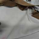 FADEON Leather Backpack Purse for Women Designer Travel Backpack Purses PU Fashion Ladies Shoulder Bag with Tassel White