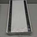 2 Pack Pull Out Pots and Pans Organizer for Cabinet & Countertop, Kitchen Cabinet Organizer with 8 Adjustable Dividers, Storage for Pot Lid, Dishes, Bakeware, White