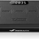 MERACH Vibration Plate Exercise Machine, Vibration Plate 440 Lbs Capacity, Bluetooth and Silicone Pedal, Stimulate Deep Fat, Vibration Plate for Lymphatic Drainage, Vibrating for Weight Loss(Black)