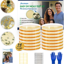Mold Test Kit for Home, 14 Simple Mold Detectors with Detailed Mold Identification Guide, DIY Mold Testing Kit for Home Surfaces & Indoor Air Quality & HVAC & Car, Results in 48 Hours, 14PCS