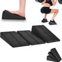 Slant Board Squat Wedge for Calf Stretching3 Pcs 12" x 6.3" Foot Stretcher Balance Board for Plantar Fasciitis, Adjustable Foam Slant Board Wedge Great for Exercises (Black)