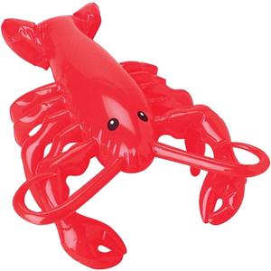 ArtCreativity Lobster Inflate, 1 PC, Animal Party Decorations and Supplies, Blow-Up Lobster Inflate for Animal Birthday Party Favors, Pool Party Float, and Game Prize for Kids