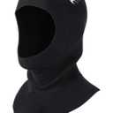 Oumers Neoprene Swim Cap 3MM Wetsuit Diving Cap with Flow Vent to Eliminate Trapped Air, Bib Pocket Hood Warm Durable Stretch for Surfing Snorkeling Kayaking Sailing Water Sports