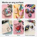 2 x ARTISTRO 12 Regular Paint Pens for Glass Marking, Rock Painting, Ceramic, Wood, Fabric, Scrapbooking, DIY Craft Making, Coloring - Acrylic Paint Markers Medium Tip 3mm (Multicolor)