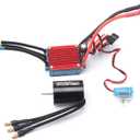 GoolRC 2430 7200KV 4P Sensorless Brushless Motor with 25A Brushless ESCElectric Speed Controller for 1/16 1/18 RC Car Truck