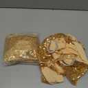 ISKYBOB Set of 12 Sequin Chair Sashes, Spandex Stretchy Chair Covers Glitter Chair Band with Buckle Decorative Bows Ties for Wedding Party Supplies, Gold