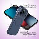 Metal Magnetic Case for iPhone 17 Pro Max [Compatible with MagSafe] Slim Aluminum Bumper Anti-Scratch Lining, Original Metal Texture Military Shockproof Cover (Silver, for iPhone17 ProMax)