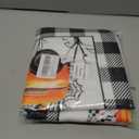 Holiday Truck Dish Drying Mat - Orange Halloween Absorbent Microfiber Dish Drying Pad for Kitchen Counter