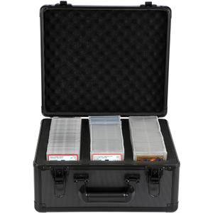 HZGXQN Graded Sports Card Storage Box, Graded Card Slab Carrying Case Fits PSA BGS FGS & SGC, Sports & Trading Collector Storage Box fits Pokemon MTG Baseball (XL)