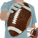 Football 3D Building Block Set - Educational Toy - Perfect for Ages 14 15 16 Years and Above - 11 x 6.7 in - Challenging, Creative Fun and Skill-Building - 3D Instruction (1200PCS)