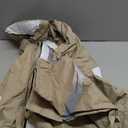 Women's Waterproof Hooded Rain Suit, Lightweight Rain Gear, Two-Piece Jacket & Pants Set, Martinique Beige

 XL