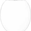 Gerber Round Front Toilet Seat with Cover, Soft Close, No Slam, Quick & Easy Install, Heavy-Duty Plastic, Durable & Fade-Resistant, White GC550129