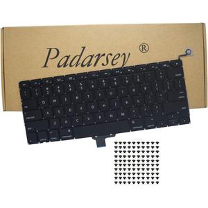 Padarsey New Laptop Replacement Keyboard Compatible for MacBook Pro 13-inch A1278 2008 2009 2010 2011 2012 2013 2014 2015 Year with 80Pce Keyboard Screws