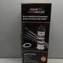 FOUR UNCLES Oil Extractor - Vacumm Fluid Extractor with Pump Tank Remover & Tubes for Oil Change and a Hose for Brake Bleeding