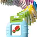 Airbition 510 Words, Talking Flash Cards for Toddler 1 2 3 4 Year Olds, Language Learning Tools, Pocket Speech Therapy Tools, Montessori Tools with 31 Themes, Children's Sensory Device