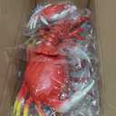 Gresorth 4 Pack Fake Large Sea Life Creatures Collection Artificial Lobster & Crab Plastic Animal Home Party Decoration Display Kids Toy
