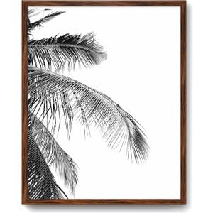 Rustic Walnut 22x28 Frame - Single Frame, 22 x 28 Poster Frame for Artwork, Puzzles, Photos and Movie Posters Picture Frames, Perfect Christmas Frame