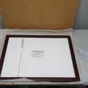 17x23 Mahogany Color Golf Flag Frame, Moulding brn-002, Green Mat (holds 14x20 PGA, Ryder Cup, US Open Golf Flags; flag not incl)